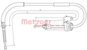 10.4307 METZGER żażné lanko parkovacej brzdy 10.4307 METZGER