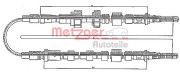 10.535 METZGER żażné lanko parkovacej brzdy 10.535 METZGER