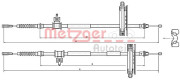 10.5359 METZGER żażné lanko parkovacej brzdy 10.5359 METZGER