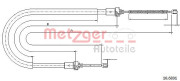 10.6891 METZGER żażné lanko parkovacej brzdy 10.6891 METZGER