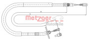 10.9880 METZGER żażné lanko parkovacej brzdy 10.9880 METZGER