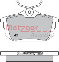 1170118 Sada brzdových destiček, kotoučová brzda METZGER