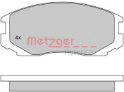 1170294 Sada brzdových destiček, kotoučová brzda METZGER