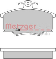 1170350 Sada brzdových destiček, kotoučová brzda METZGER