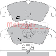 1170509 Sada brzdových destiček, kotoučová brzda GREENPARTS METZGER