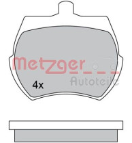 1170596 METZGER sada brzdových platničiek kotúčovej brzdy 1170596 METZGER