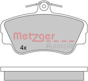 1170627 METZGER sada brzdových platničiek kotúčovej brzdy 1170627 METZGER