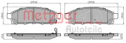 1170820 METZGER sada brzdových platničiek kotúčovej brzdy 1170820 METZGER