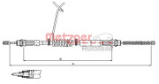 11.5579 METZGER żażné lanko parkovacej brzdy 11.5579 METZGER