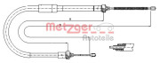 11.6574 METZGER żażné lanko parkovacej brzdy 11.6574 METZGER