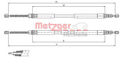 11.6796 METZGER żażné lanko parkovacej brzdy 11.6796 METZGER