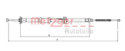 12.0730 METZGER żażné lanko parkovacej brzdy 12.0730 METZGER