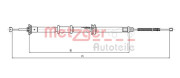 12.0733 METZGER żażné lanko parkovacej brzdy 12.0733 METZGER