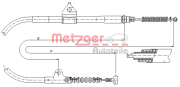 17.0203 METZGER żażné lanko parkovacej brzdy 17.0203 METZGER