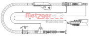 17.0238 METZGER żażné lanko parkovacej brzdy 17.0238 METZGER