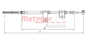 17.5016 METZGER żażné lanko parkovacej brzdy 17.5016 METZGER