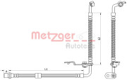 4110879 Brzdová hadice METZGER