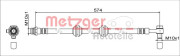 4111760 Brzdová hadice METZGER