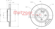 6110207 Brzdový kotouč COATED / HIGH CARBON METZGER