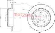 6110278 Brzdový kotouč COATED METZGER