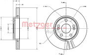 6110386 Brzdový kotouč COATED METZGER