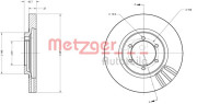 6110508 METZGER brzdový kotúč 6110508 METZGER