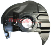 6115138 Ochranný plech proti rozstřikování, brzdový kotouč METZGER