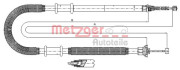 641.10 METZGER żażné lanko parkovacej brzdy 641.10 METZGER