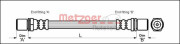 4112214 METZGER brzdová hadica 4112214 METZGER