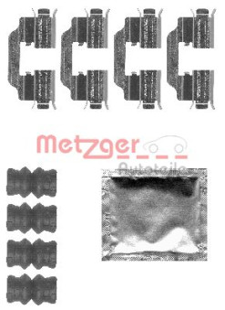 109-1832 METZGER sada príslużenstva oblożenia kotúčovej brzdy 109-1832 METZGER