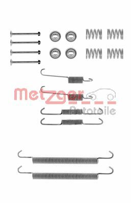 105-0757 METZGER sada príslużenstva brzdovej čeľuste 105-0757 METZGER