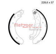 MG 385 METZGER sada brzdových čeľustí MG 385 METZGER