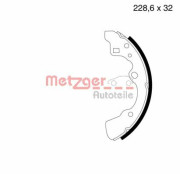 MG 525 METZGER sada brzdových čeľustí MG 525 METZGER