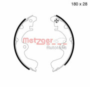 MG 617 METZGER sada brzdových čeľustí MG 617 METZGER