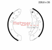 MG 708 METZGER sada brzdových čeľustí MG 708 METZGER