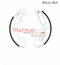 MG 985 Sada brzdových čelistí METZGER