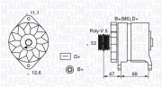 063321017010 MAGNETI MARELLI alternátor 063321017010 MAGNETI MARELLI