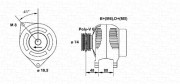 063341705010 MAGNETI MARELLI alternátor 063341705010 MAGNETI MARELLI