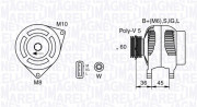 063377433010 MAGNETI MARELLI alternátor 063377433010 MAGNETI MARELLI