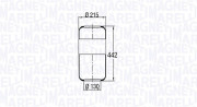 030607020046 Mech, pneumatické odpružení MAGNETI MARELLI