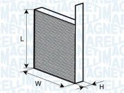 350203062660 MAGNETI MARELLI filter vnútorného priestoru 350203062660 MAGNETI MARELLI