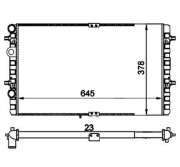 359000300750 Chladič, chlazení motoru MAGNETI MARELLI