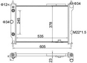 359000301330 Chladič, chlazení motoru MAGNETI MARELLI