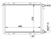 359000391580 Chladič, chlazení motoru MAGNETI MARELLI