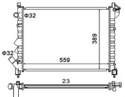 359000391860 Chladič, chlazení motoru MAGNETI MARELLI