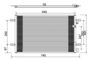 359003220130 MAGNETI MARELLI kondenzátor klimatizácie 359003220130 MAGNETI MARELLI