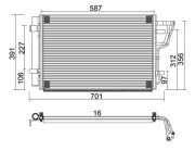 359003220910 Kondenzátor, klimatizace MAGNETI MARELLI