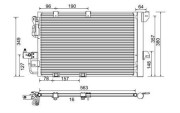 359003221260 Kondenzátor, klimatizace MAGNETI MARELLI