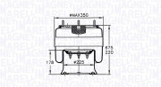 030607020097 Mech, pneumatické odpružení MAGNETI MARELLI