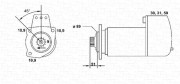 943252045010 Startér MAGNETI MARELLI